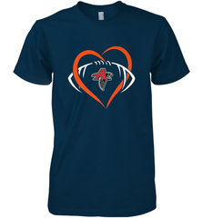 NFLAtlanta Falcons Heart Love Football Men's Premium T-Shirt Men's Premium T-Shirt - jonhlittlestore88