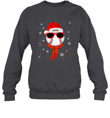 San Francisco Giants Logo Logo Christmas Baseball Player Glasses Santa Hat Pajama Gift Crewneck Sweatshirt Crewneck Sweatshirt - jonhlittlestore88