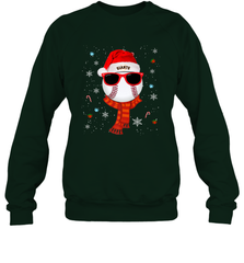 San Francisco Giants Logo Logo Christmas Baseball Player Glasses Santa Hat Pajama Gift Crewneck Sweatshirt Crewneck Sweatshirt - jonhlittlestore88