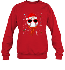 San Francisco Giants Logo Logo Christmas Baseball Player Glasses Santa Hat Pajama Gift Crewneck Sweatshirt Crewneck Sweatshirt - jonhlittlestore88