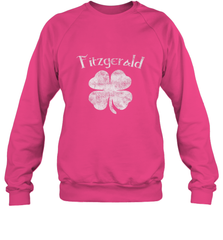 Vintage Fitzgerald Irish Shamrock St Patty's Day Crewneck Sweatshirt Crewneck Sweatshirt - jonhlittlestore88