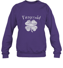Vintage Fitzgerald Irish Shamrock St Patty's Day Crewneck Sweatshirt Crewneck Sweatshirt - jonhlittlestore88