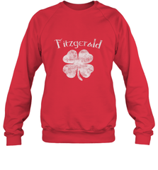 Vintage Fitzgerald Irish Shamrock St Patty's Day Crewneck Sweatshirt Crewneck Sweatshirt - jonhlittlestore88