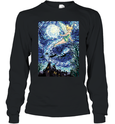 Disney Peter Pan Tinker Bell Starry Night Portrait Long Sleeve T-Shirt