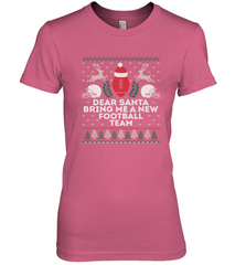 NFL Dear Santa Bring Me A New Football Team Christmas Sweater Women's Premium T-Shirt Women's Premium T-Shirt - jonhlittlestore88