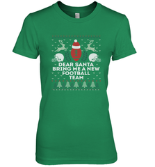 NFL Dear Santa Bring Me A New Football Team Christmas Sweater Women's Premium T-Shirt Women's Premium T-Shirt - jonhlittlestore88