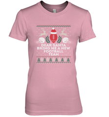 NFL Dear Santa Bring Me A New Football Team Christmas Sweater Women's Premium T-Shirt Women's Premium T-Shirt - jonhlittlestore88