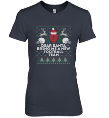 NFL Dear Santa Bring Me A New Football Team Christmas Sweater Women's Premium T-Shirt Women's Premium T-Shirt - jonhlittlestore88