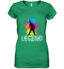 Legends Live Forever Rock Star Music Tees Women's V-Neck T-Shirt Women's V-Neck T-Shirt - jonhlittlestore88