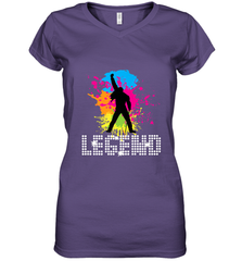 Legends Live Forever Rock Star Music Tees Women's V-Neck T-Shirt Women's V-Neck T-Shirt - jonhlittlestore88