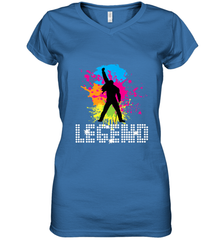 Legends Live Forever Rock Star Music Tees Women's V-Neck T-Shirt Women's V-Neck T-Shirt - jonhlittlestore88