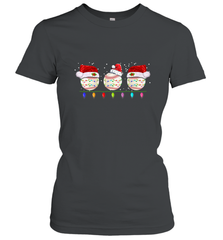 Three Baseball Balls Christmas Gift Santa Xmas lights Snow Women's T-Shirt Women's T-Shirt - jonhlittlestore88