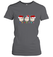 Three Baseball Balls Christmas Gift Santa Xmas lights Snow Women's T-Shirt Women's T-Shirt - jonhlittlestore88