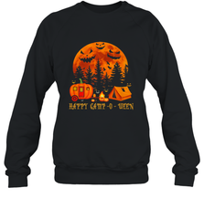 Happy Camp O Ween Funny Camping Halloween Costume Camper RV Crewneck Sweatshirt Crewneck Sweatshirt - jonhlittlestore88