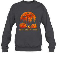 Happy Camp O Ween Funny Camping Halloween Costume Camper RV Crewneck Sweatshirt Crewneck Sweatshirt - jonhlittlestore88
