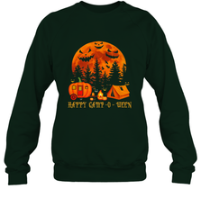 Happy Camp O Ween Funny Camping Halloween Costume Camper RV Crewneck Sweatshirt Crewneck Sweatshirt - jonhlittlestore88
