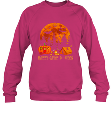 Happy Camp O Ween Funny Camping Halloween Costume Camper RV Crewneck Sweatshirt Crewneck Sweatshirt - jonhlittlestore88