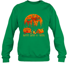 Happy Camp O Ween Funny Camping Halloween Costume Camper RV Crewneck Sweatshirt Crewneck Sweatshirt - jonhlittlestore88