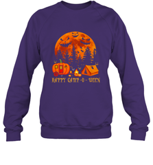 Happy Camp O Ween Funny Camping Halloween Costume Camper RV Crewneck Sweatshirt Crewneck Sweatshirt - jonhlittlestore88