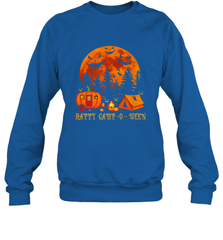 Happy Camp O Ween Funny Camping Halloween Costume Camper RV Crewneck Sweatshirt Crewneck Sweatshirt - jonhlittlestore88