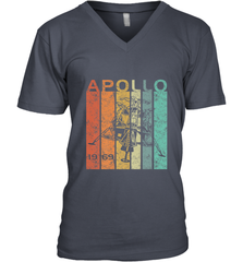 Retro Apollo 11 50th Anniversary Moon Landing 1969 2019 Men's V-Neck Men's V-Neck - jonhlittlestore88