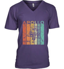 Retro Apollo 11 50th Anniversary Moon Landing 1969 2019 Men's V-Neck Men's V-Neck - jonhlittlestore88