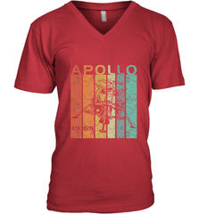 Retro Apollo 11 50th Anniversary Moon Landing 1969 2019 Men's V-Neck Men's V-Neck - jonhlittlestore88