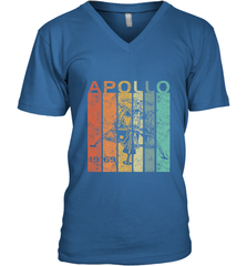 Retro Apollo 11 50th Anniversary Moon Landing 1969 2019 Men's V-Neck Men's V-Neck - jonhlittlestore88