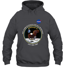 NASA Apollo 11 Moon Landing Hooded Sweatshirt Hooded Sweatshirt - jonhlittlestore88