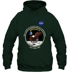 NASA Apollo 11 Moon Landing Hooded Sweatshirt Hooded Sweatshirt - jonhlittlestore88