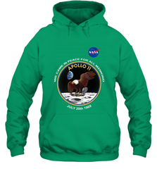 NASA Apollo 11 Moon Landing Hooded Sweatshirt Hooded Sweatshirt - jonhlittlestore88