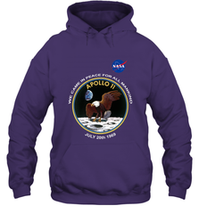 NASA Apollo 11 Moon Landing Hooded Sweatshirt Hooded Sweatshirt - jonhlittlestore88