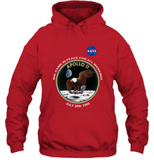 NASA Apollo 11 Moon Landing Hooded Sweatshirt Hooded Sweatshirt - jonhlittlestore88