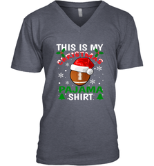 NFL This Is My Football Christmas Pajama Gift Football Lover Men's V-Neck Men's V-Neck - jonhlittlestore88