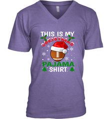 NFL This Is My Football Christmas Pajama Gift Football Lover Men's V-Neck Men's V-Neck - jonhlittlestore88