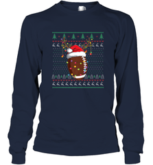 NFL Ugly Christmas Sweater Football Christmas Funny Kids Boys Long Sleeve T-Shirt Long Sleeve T-Shirt - jonhlittlestore88