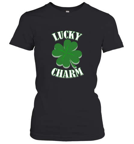Lucky Charm Novelty St Patricks Day shirt Women's T-Shirt Women's T-Shirt / Black / S Women's T-Shirt - jonhlittlestore88
