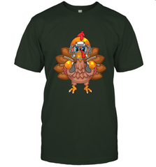 Cool Turkey Football Feathers Funny Thanksgiving Sports Gift Men's T-Shirt Men's T-Shirt - jonhlittlestore88