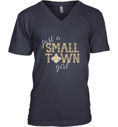 NFL Small Town New Orleans Football Girl, Great Christmas Gift Men's V-Neck