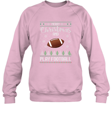 NFL Merry Christmas and Play Football Sports TV Snow Crewneck Sweatshirt Crewneck Sweatshirt - jonhlittlestore88