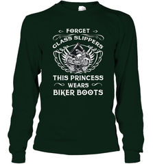 Forget glass slippers this princess wears biker boots Long Sleeve T-Shirt Long Sleeve T-Shirt - jonhlittlestore88