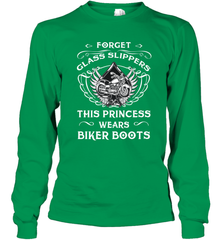 Forget glass slippers this princess wears biker boots Long Sleeve T-Shirt Long Sleeve T-Shirt - jonhlittlestore88