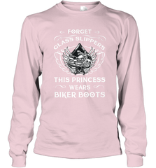 Forget glass slippers this princess wears biker boots Long Sleeve T-Shirt Long Sleeve T-Shirt - jonhlittlestore88