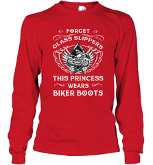 Forget glass slippers this princess wears biker boots Long Sleeve T-Shirt Long Sleeve T-Shirt - jonhlittlestore88