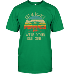 Retro Vintage Get In Loser We're Doing Butt Stuff Alien UFO Men's T-Shirt Men's T-Shirt - jonhlittlestore88
