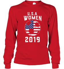 USA United States Women 2019 Soccer US Futbol Long Sleeve T-Shirt Long Sleeve T-Shirt - jonhlittlestore88