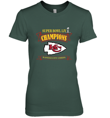 NFL Kansas City Chiefs Pro Line by Fanatics Super Bowl LIV Champions Women's Premium T-Shirt Women's Premium T-Shirt - jonhlittlestore88