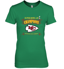 NFL Kansas City Chiefs Pro Line by Fanatics Super Bowl LIV Champions Women's Premium T-Shirt Women's Premium T-Shirt - jonhlittlestore88