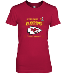 NFL Kansas City Chiefs Pro Line by Fanatics Super Bowl LIV Champions Women's Premium T-Shirt Women's Premium T-Shirt - jonhlittlestore88
