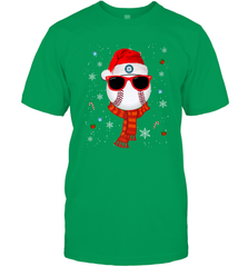 Seattle Mariners Logo Christmas Baseball Player Glasses Santa Hat Pajama Gift Men's T-Shirt Men's T-Shirt - jonhlittlestore88